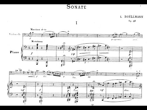 Léon Boëllmann - Cello Sonata, Op.40