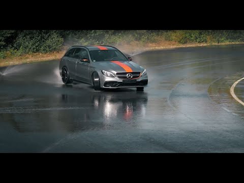 Drift Mercedes AMG C63S FSZ Grevenbroich Fahrsicherheitszentrum