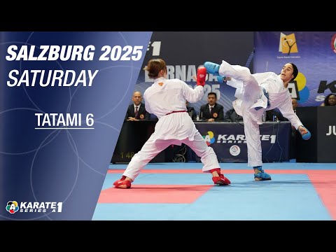 Karate1 SALZBURG: SATURDAY - Tatami 6 - Eliminations and FINALS | WORLD KARATE FEDERATION