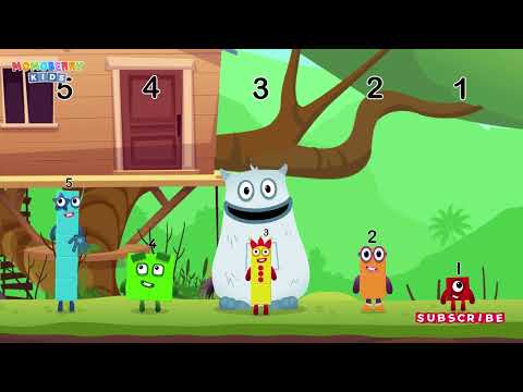 Numberblocks 94 learn to count with 8 Magic Run Treehouse New Season | Numberblocks Magic Adventure
