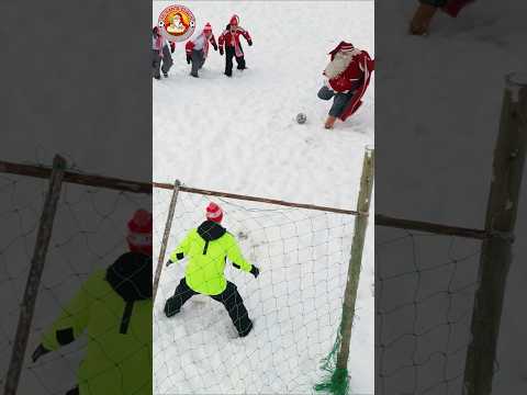 FC Santa Claus ⚽🎅 football soccer team of Father Christmas in Rovaniemi Lapland Finland #santaclaus