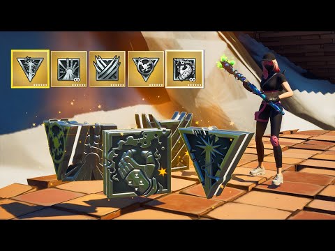 Killing all 3 Mythic Bosses in One Game Fortnite - Chapter 2 Season 4 All Mythic Weapons