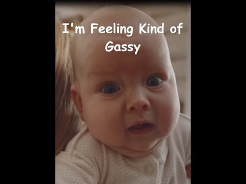 Gas Bag. Loud sounds can come out of those sweet babies. #funnybabies #funnyvideo #laughoutloud