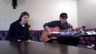 Fat man and dancing girl live practise