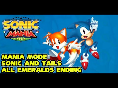 Sonic Mania Plus - Walkthrough as Sonic and Tails in Mania Mode [All Emeralds Ending]