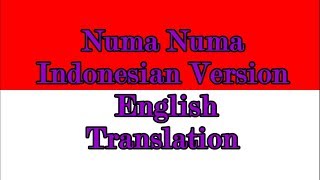 Download lagu Numa Numa Indonesian Version - English Translation mp3 Download lagu Numa Numa Indonesian Version - English Translation mp3