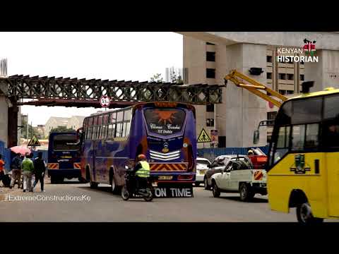 KENYA'S EXTREME CONSTRUCTIONS: Inside the construction of the Express-highway in 4K. Future Megacity