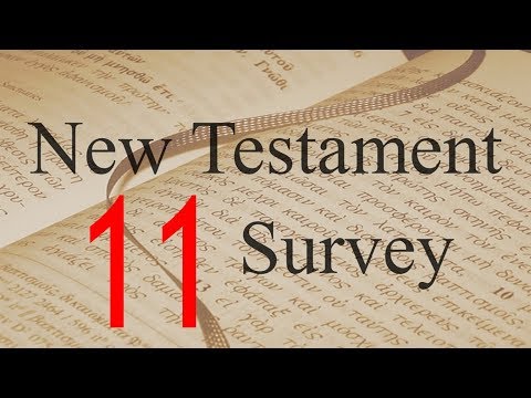New Testament Survey - 11: Life of Christ