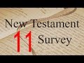 New Testament Survey 11 Life Of Christ