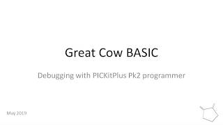 Download the video "Debugging with PICKitPlus with a PICkit 2 programmer"