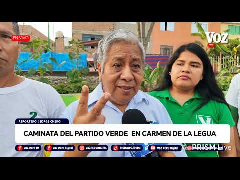 #envivo | 🔴RUBÉN PAREDES TRAS CAMINATA VERDE EN CARMEN DE LA LEGUA (01/03/2026)