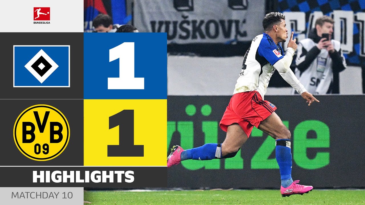 90'+7!! LAST-MINUTE Equalizer! | HAMBURGER SV - BORUSSIA DORTMUND | Highlights | Bundesliga 2025/26