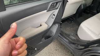 Subaru Forester – Child Safety Lock Location