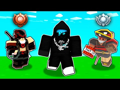 Roblox Bedwars RANKED, but I carry NOOBS..