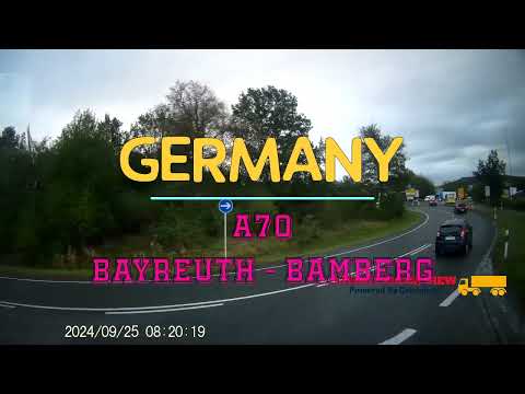GERMANY ~ A70  Bayreuth - Bamberg