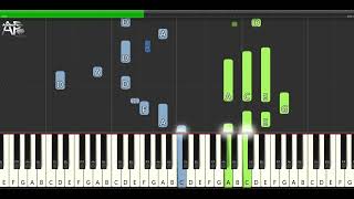 Cosa Sei - Ricchi E Poveri | Adelina Piano synthesia tutorial