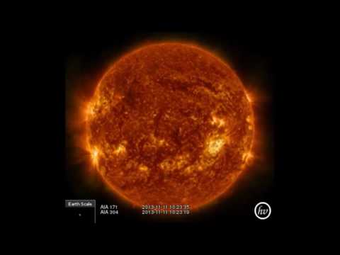 Blazing Arc Rains Fire On Sun - Magnetic Solar Flare Loop | Video