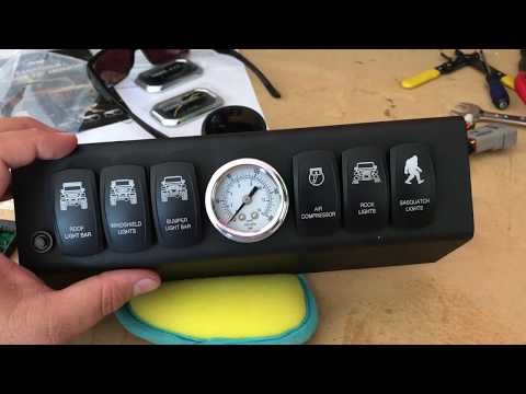 Jeep Wrangler custom switch panel - sPod