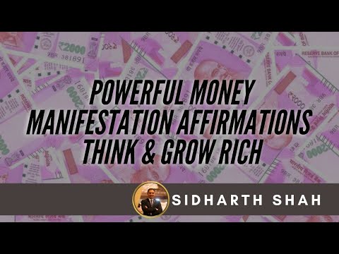 POWERFUL MONEY MANIFESTATION AFFIRMATIONS | THINK AND GROW RICH