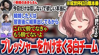 或世杯本番で味方にプレッシャーをかけまくる白チームに笑ったり、インタビューに緊張したりするもかさーん【甘結もか/ぶいすぽ切り抜き】
