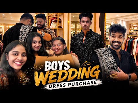 WEDDING DRESS SHOPPING FOR BOYS 😍 | WEDDING UPDATE ❤️ | PULLOTHI