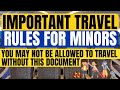 Sample Letter Of Permission For Minor To Travel