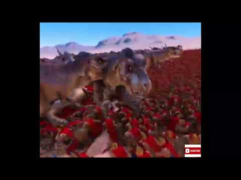 1000.0 T.Rex vs 30.000 Spartans | Who will win?