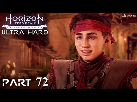 Horizon Zero Dawn Let's Play ULTRA HARD Pt 72 Side Quest: Sunstone Rock PS5