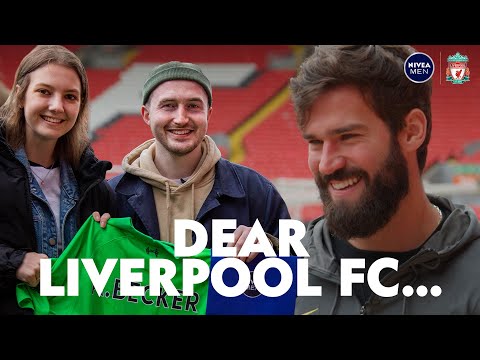 'He literally saved my life' | Alisson helps with emotional surprise for lifelong Liverpool fan
