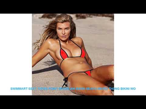 SWIMMART sexy three-point Brazilian bikini beach micro thong bikini wo Video