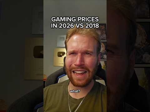 GAMING PRICES IN 2026 VS 2018 #shorts