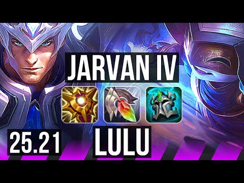 JARVAN IV & Draven vs LULU & Jinx (SUP) | KR Diamond | 25.21