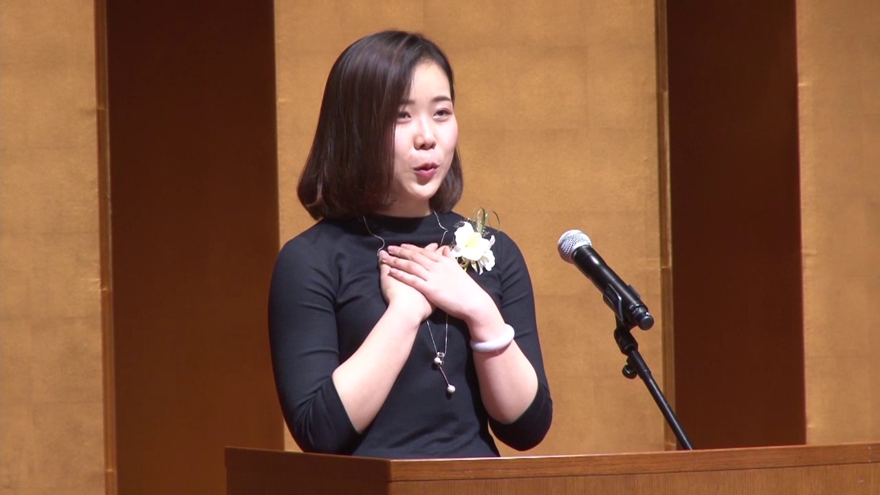 【第6回 全日本留学生 日本語スピーチコンテスト】敢闘賞：王　珏さん