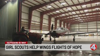 Girl Scouts help Wings Flights of Hope