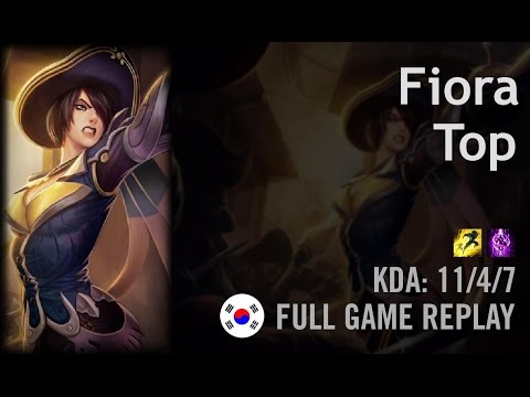 Fiora Top vs Lissandra - EDG Meiko - KR Challenger Path 5.24