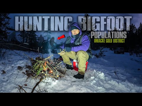 (HUNTING BIGFOOT POPULATIONS) I HUNTED SASQUATCH Packs While Camping In Remote Mountain (BAD STORM)