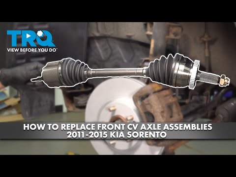 How to Replace Front CV Axle Assemblies 2011-2015 Kia Sorento