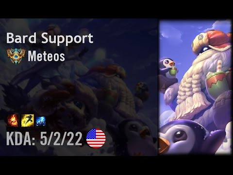 Bard Support vs Morgana - Meteos - NA Challenger Patch 6.7