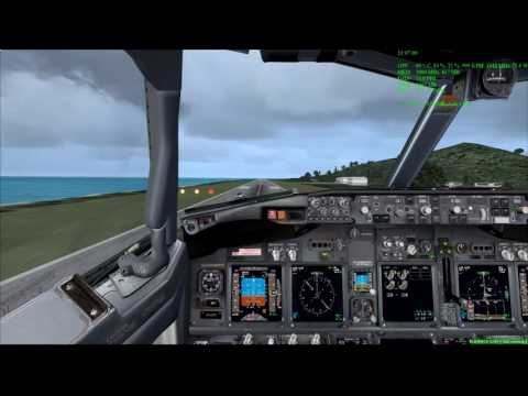 [FSX]Boeing B737-79P pousou na pista 04 do Aeroporto de Chuuk com NDB/DME
