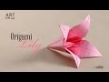 How to Fold an Origami Lily 🌸 | Easy DIY Paper Flower Tutorial for Beginners