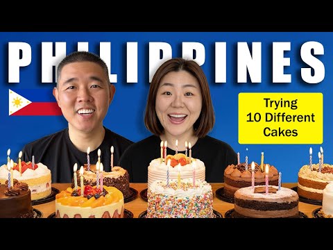 Celebrating My Birthday in Philippines 🇵🇭 I Found The BEST CAKE! Must Try!