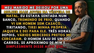 A HISTÓRIA REAL DESTA AVÓ👵MEU MARIDO ME DEIXOU POR UMA MULHER MAIS JOVEM NA VÉSPERA DE NATAL, ENTÃO.
