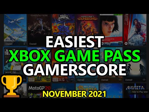 Easiest Xbox Game Pass Games for Gamerscore & Achievements - Updated for November 2021