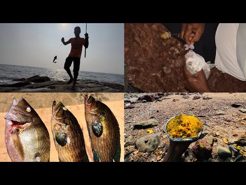Fishing on Anjuna beach after long time…🐟🎣
