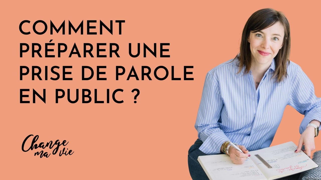 Comment préparer une prise de parole en public ?