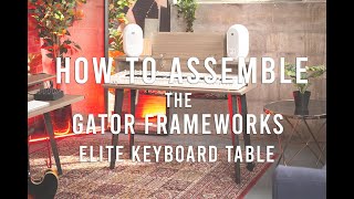 Video thumbnail for Gator Frameworks Elite Keyboard Table Assembly by Gator Cases