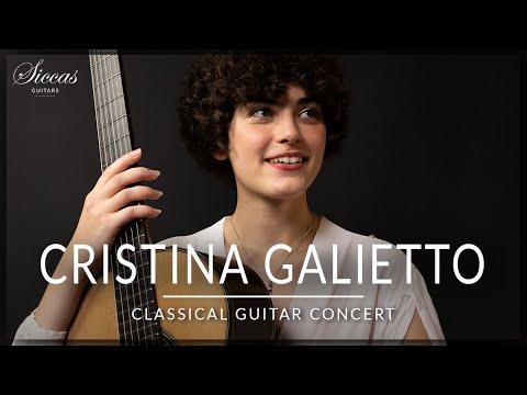 CRISTINA GALIETTO - Classical Guitar Concert | Turina, Castelnuovo-Tedesco, Tárrega, De Falla | 😍