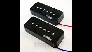 Video thumbnail for Wilkinson P90 Pickup Stratocaster (No talking). by Studio 940