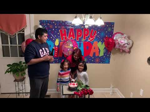 Cake cutting 2019 - surprise birthday celebration