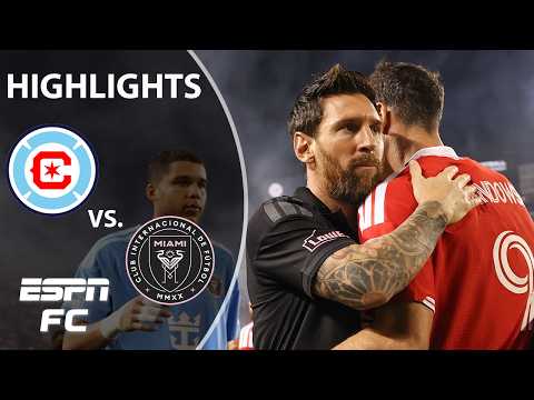 Lewandowski vs Messi : Chicago Fire - Inter Miami (1-1) en MLS